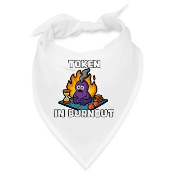 Token-Burnout - Bandana - Weiß - Vorne