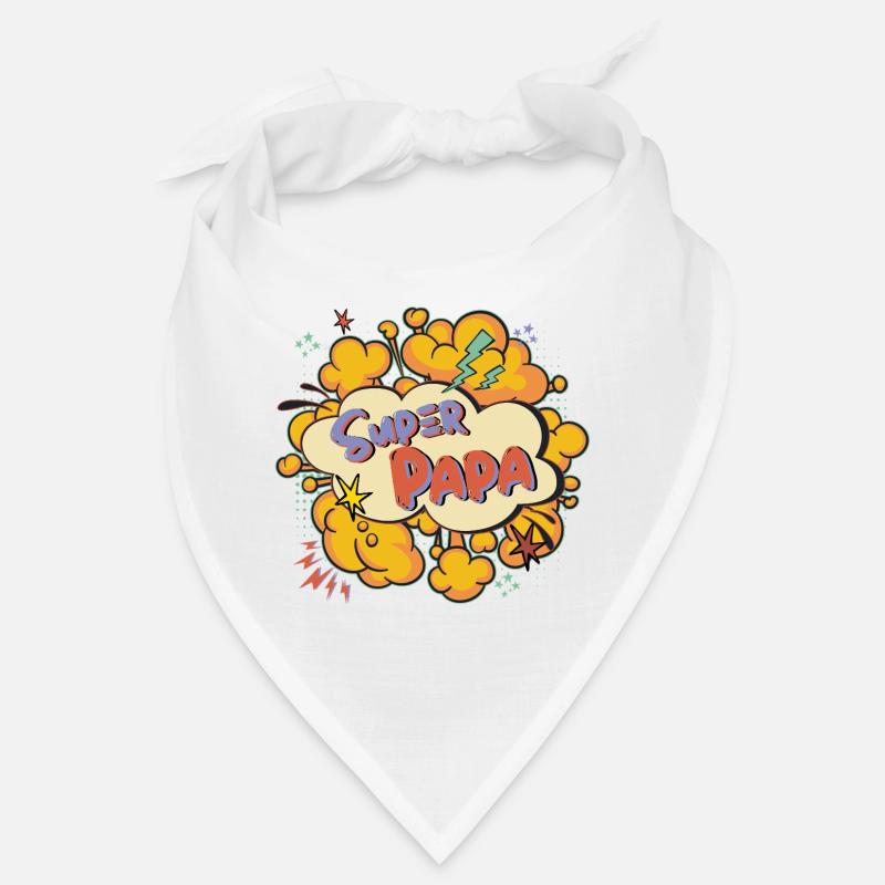 Super papa Comic Explosion Bandana