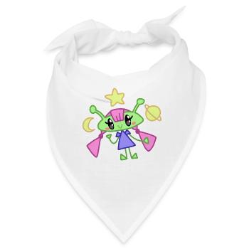 Sternenfreund Funkeln - Bandana - Weiß - Vorne