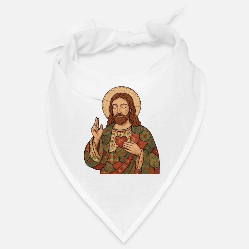 Patchwork de Noël Jésus Bandana