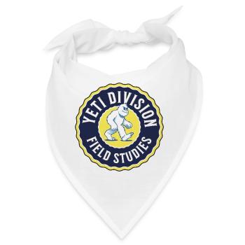 Yeti-Abteilung — Abzeichen für Feldstudien - Bandana - Weiß - Vorne
