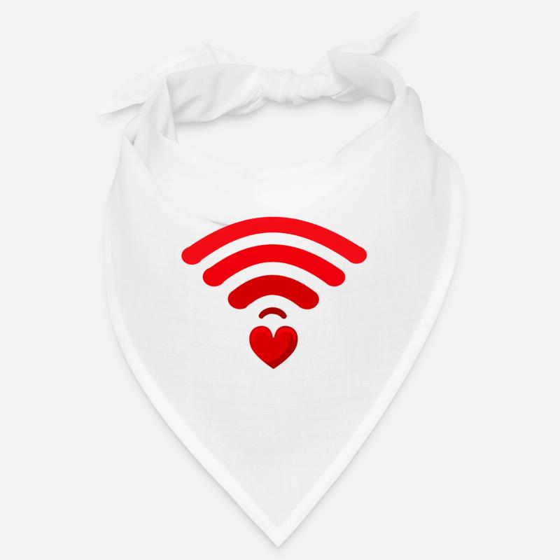 Coeur WiFi - Connexion Amoureuse Bandana