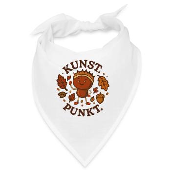 Kastanienkunst  - Bandana - Weiß - Vorne