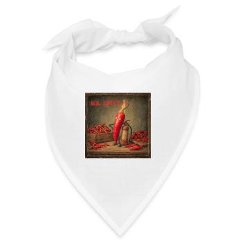 Mr Spicy Chili Charmer - Bandana - Weiß - Vorne