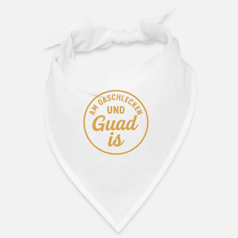 Guud is Dialect Round Badge Bandana