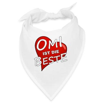 OMI IST DIE BESTE - Bandana - Weiß - Vorne