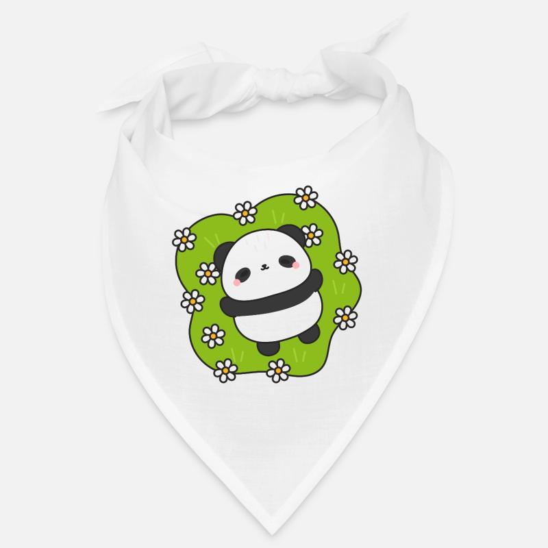PandaGreen Geblümtes Kuscheltier Bandana