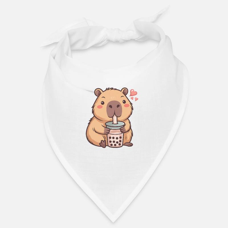 Beaver Bubble Tea Charm Bandana