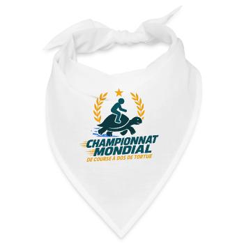 Schildkröten-Renn-Meisterschaft - Bandana - Weiß - Vorne