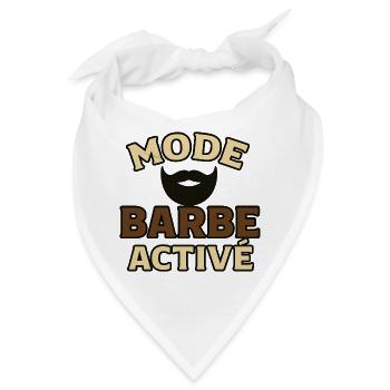 Aktiver Bartmodus - Bandana - Weiß - Vorne