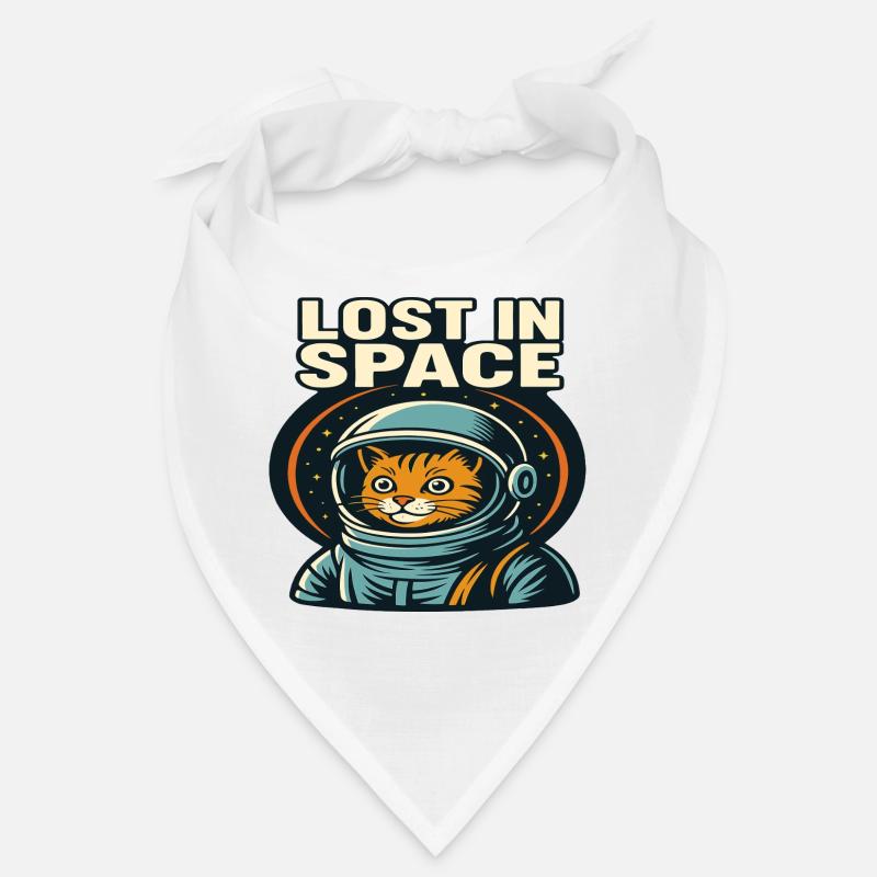 Perdu dans l’espace Katzen Astronaut Design Bandana