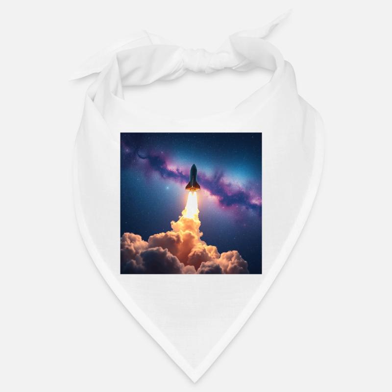 Rocket jump through nebula galaxy Bandana