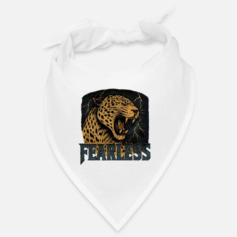 Furchtloser Leopard Power Design Bandana