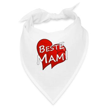 BESTE MAMI - Bandana - Weiß - Vorne