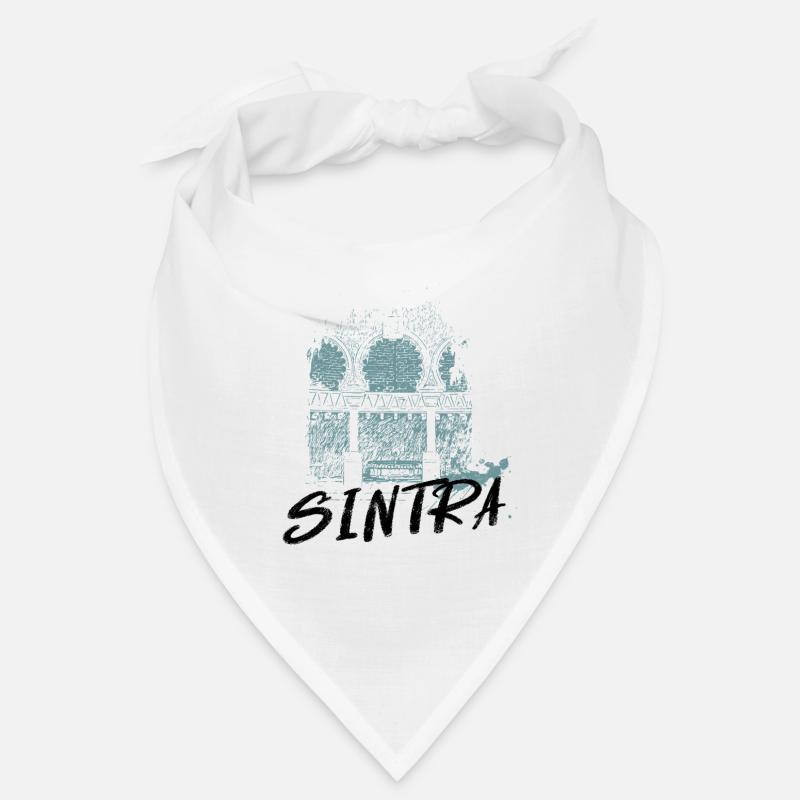 Architecture mauresque Sintra monochrome Bandana