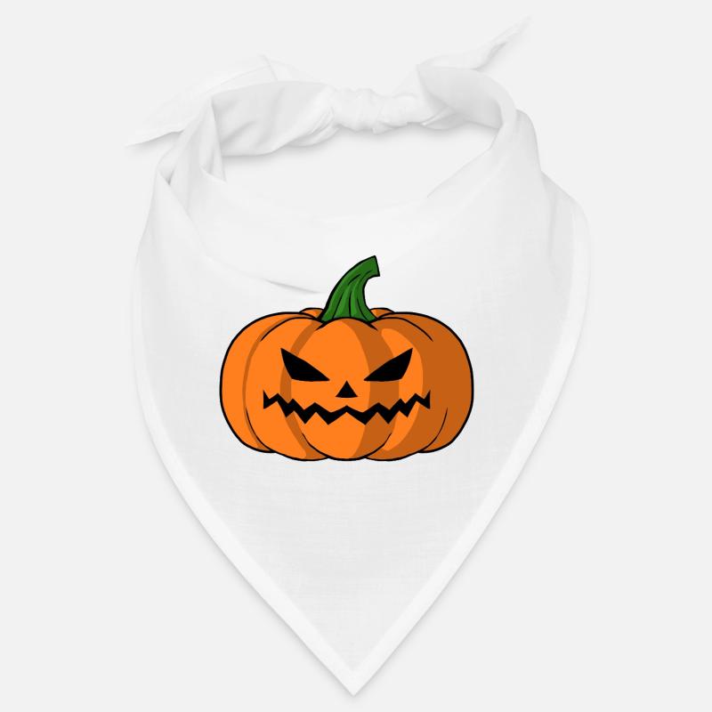 Bold Jack O Lantern Pumpkin Bandana