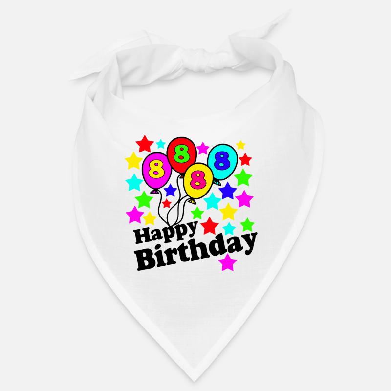8.Geburtstag , 8er Geburtstagsfeier Sterne Bandana