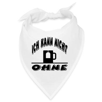 Tee - Bandana - Weiß - Vorne