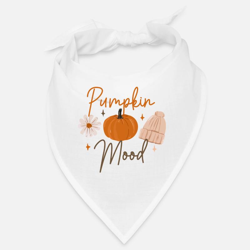 Pumpkin Mood Autumn Cozy Bandana