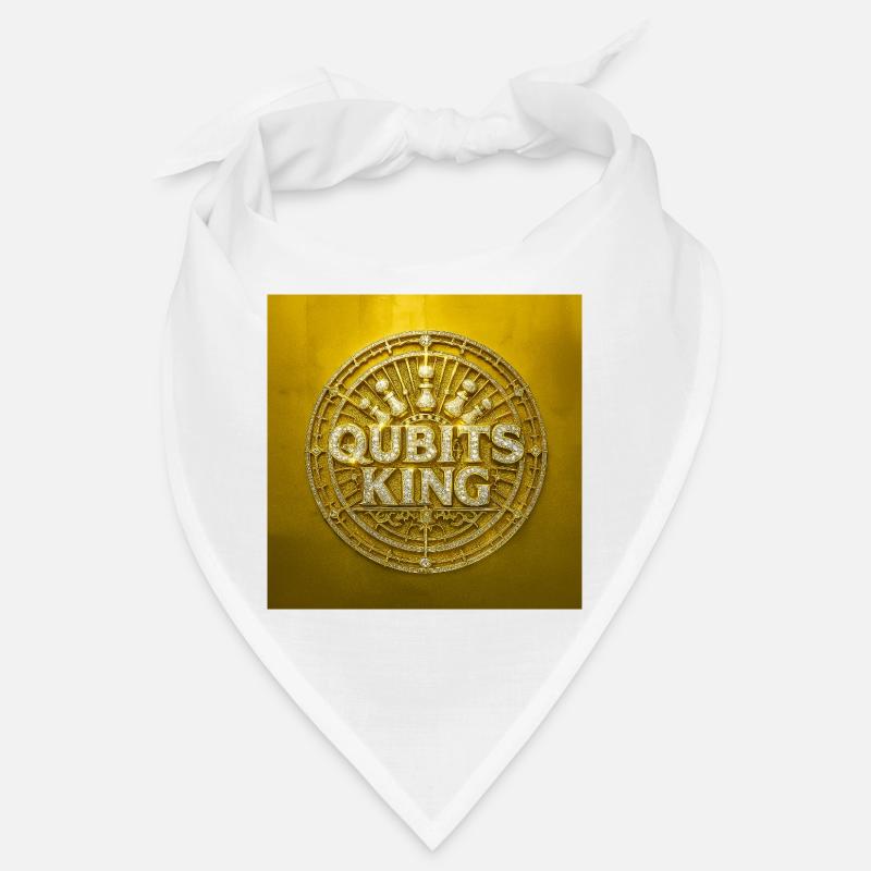 Conception de la pièce d’or Qubits King Bandana