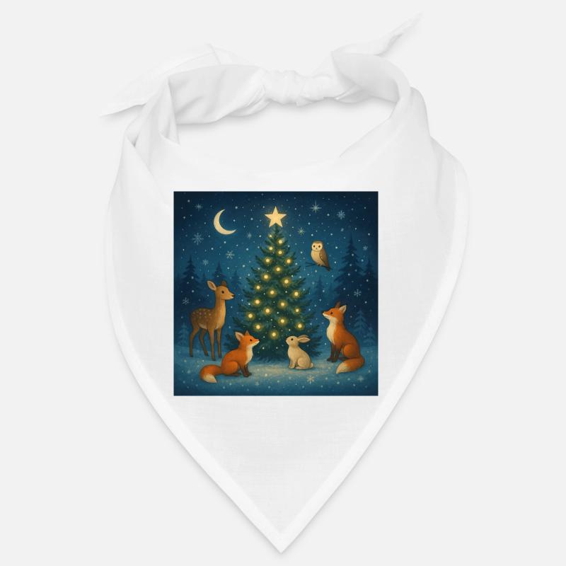 Winter Forest Zodiac on Tree Bandana