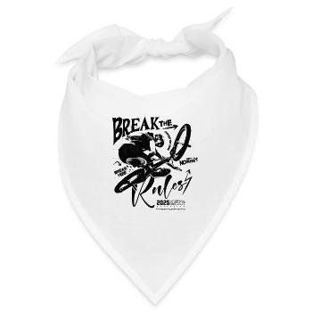 Break The Rules BMX Streetwear - Bandana - Weiß - Vorne