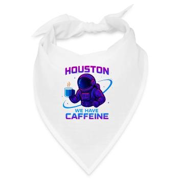Houston we have caffeine - Bandana - Weiß - Vorne