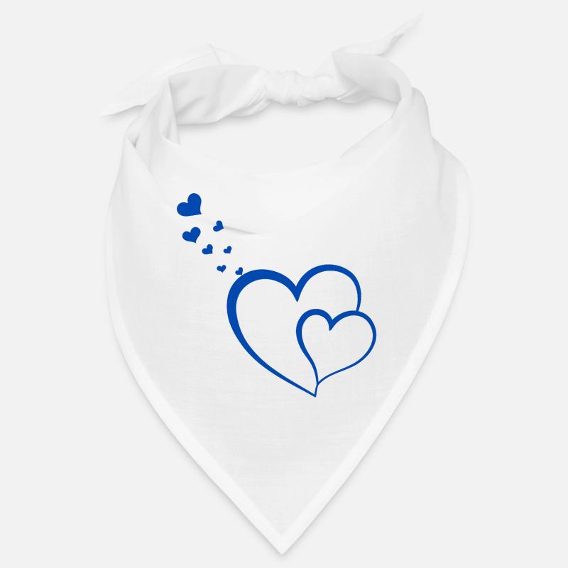 Große Herzen. Bandana