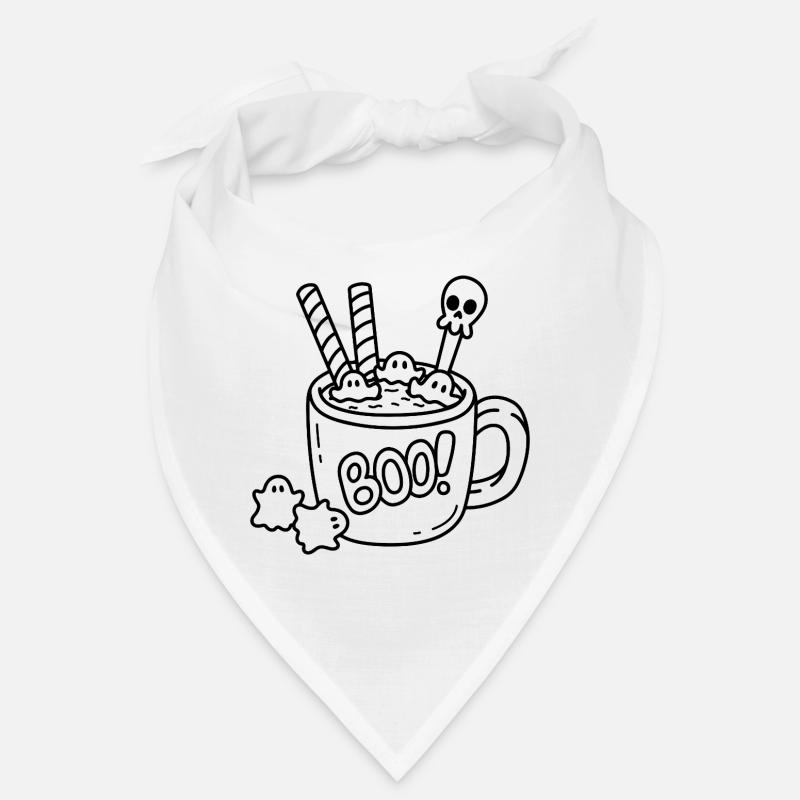 Mug Halloween Sketch – Ghosts, Waffles & Spoons Bandana