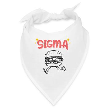 Sigma Burger Sprint - Bandana - Weiß - Vorne