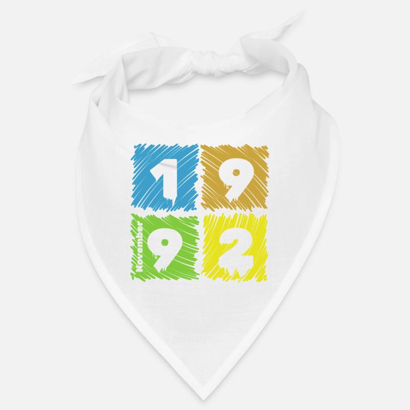 33. Geburtstag Farbige Patches since 11/1992 Bandana