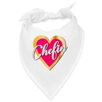 CHEFIN VORGESETZTE - Bandana - Weiß - Vorne