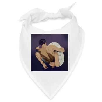 Zeitgemäße Umarmung - Bandana - Weiß - Vorne