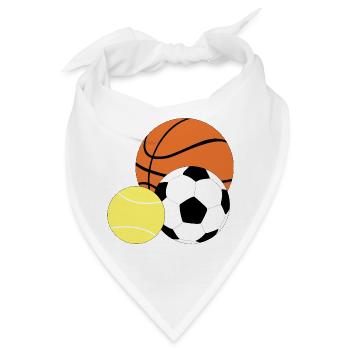 Ballsport - Bandana - Weiß - Vorne