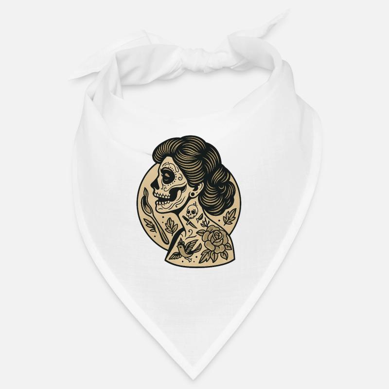 Crâne féminin Bandana