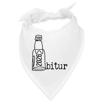 ABI PARTY 2026 ABITUR - Bandana - Weiß - Vorne