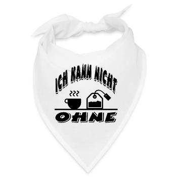 Tee - Bandana - Weiß - Vorne