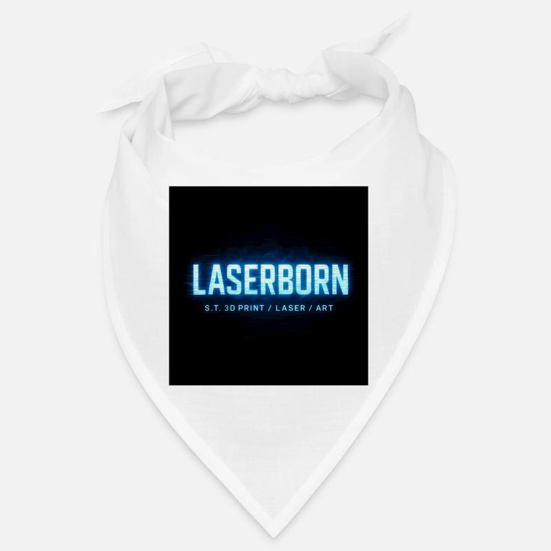 LaserBorn Neon Tech Print Bandana