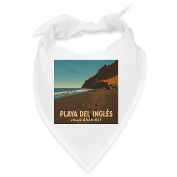 Playa del Ingles im Valle Gran Rey - Bandana - Weiß - Vorne