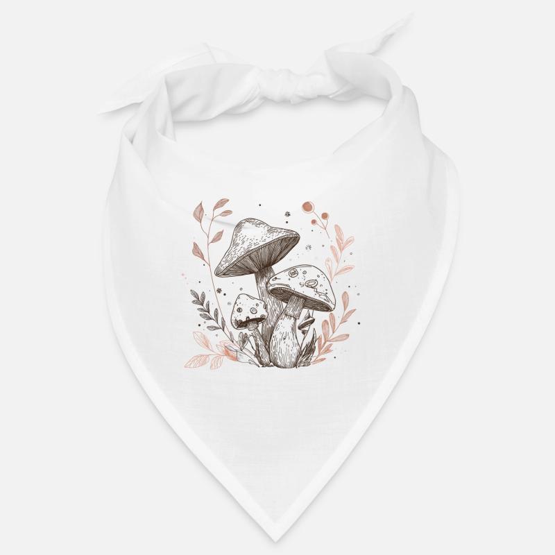 mushroom, mushroom picker, picking Bandana