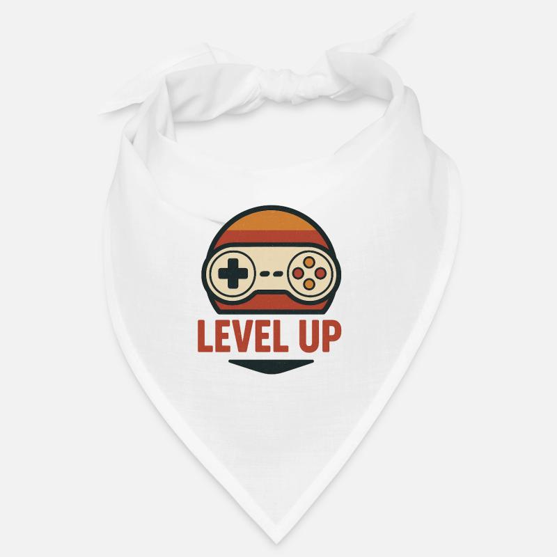 Level Up Retro Controller Graphics Bandana