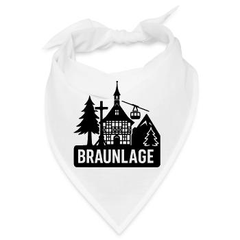 Braunlage Harz - Bandana - Weiß - Vorne