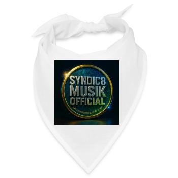 Syndic8 Musik Badge kosmisches Metall - Bandana - Weiß - Vorne
