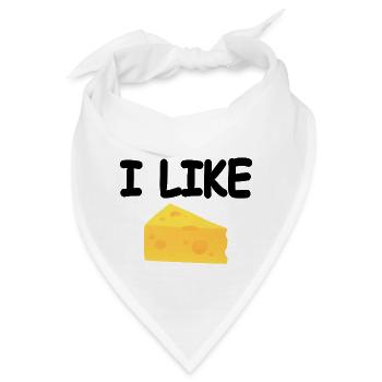 Käse - Bandana - Weiß - Vorne