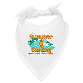 Surfing - Bandana - Weiß - Vorne