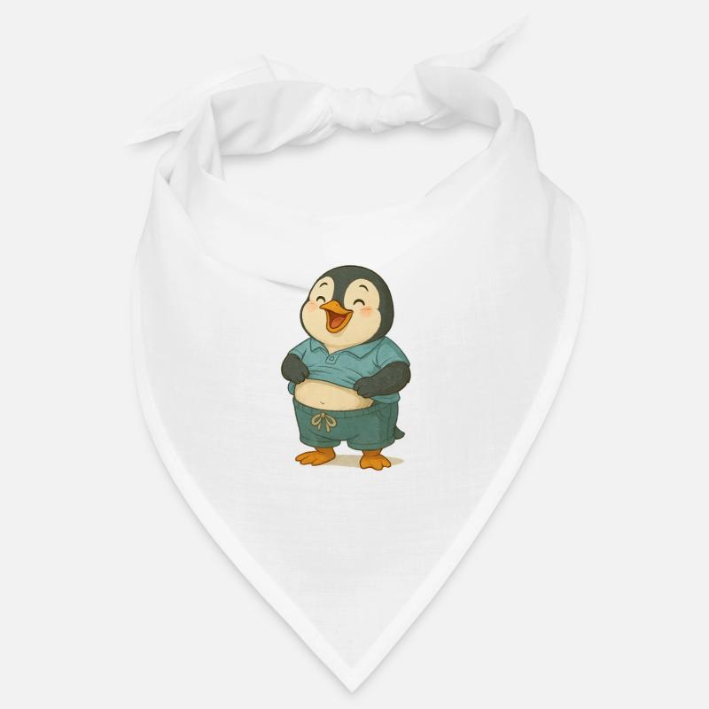 Happy penguin with belly Bandana