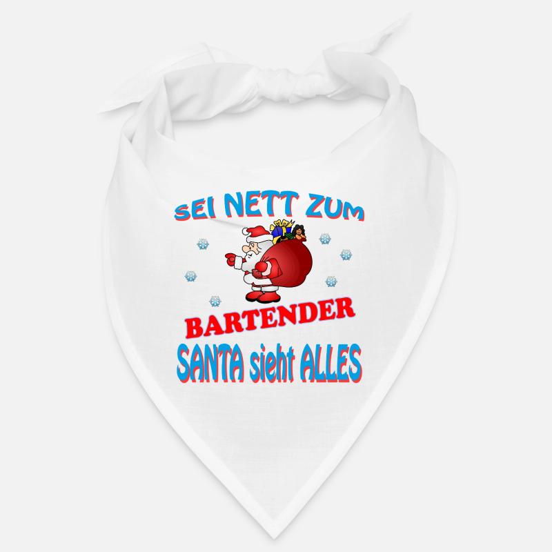SANTA BARTENDER Bandana