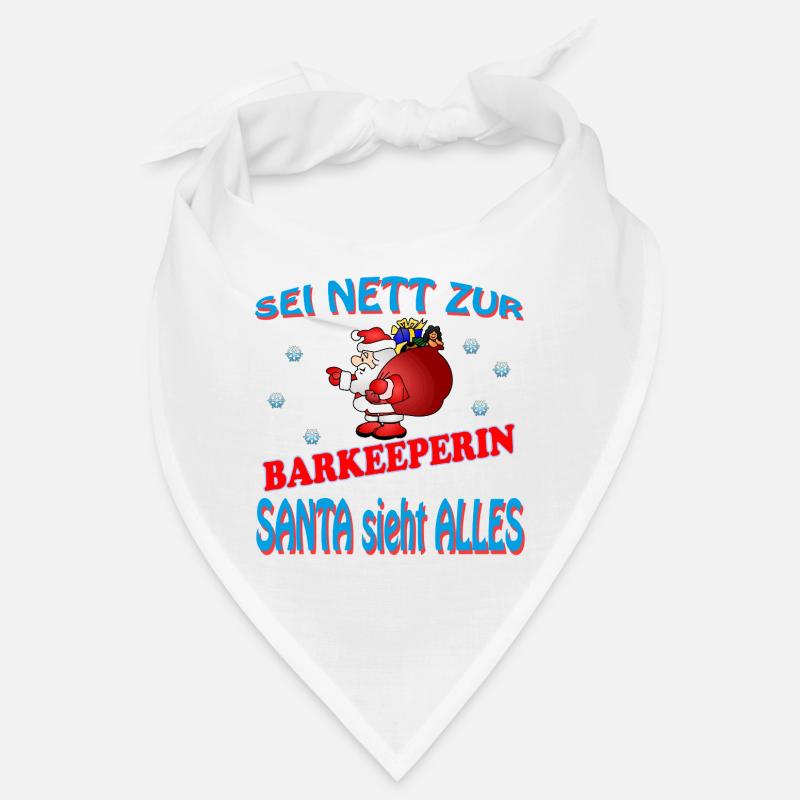 SANTA BARTENDER Bandana