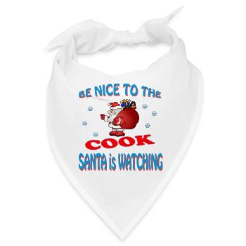 SANTA COOK - Bandana - Weiß - Vorne