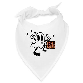 Vintage Cartoon Geist – Sweet Scare Squad - Bandana - Weiß - Vorne